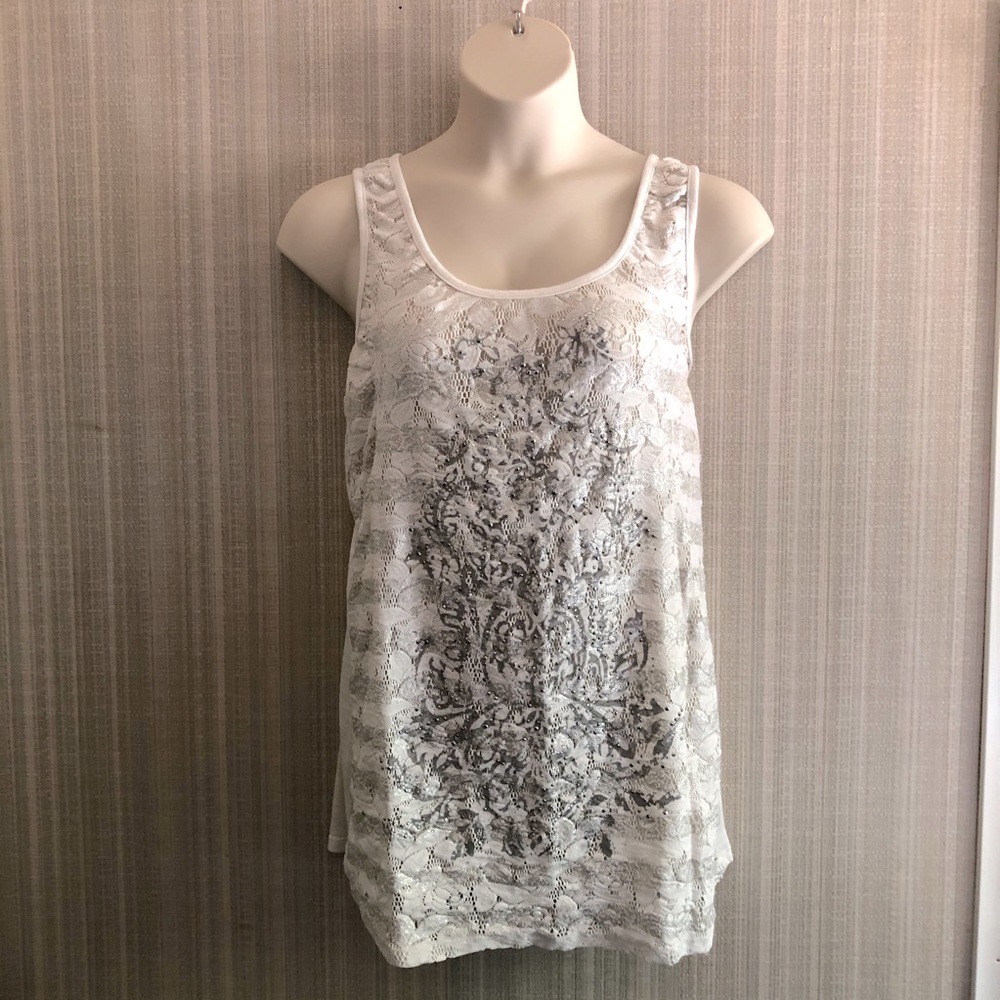 Maurice’s White Rock Glam Racerback Tank